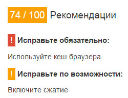 PageSpeed Insights рекомендации